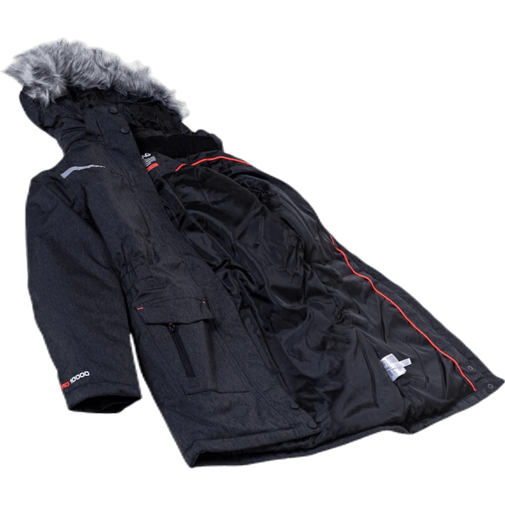 Gitte Girl Melange Parka W-PRO 10000 Grey