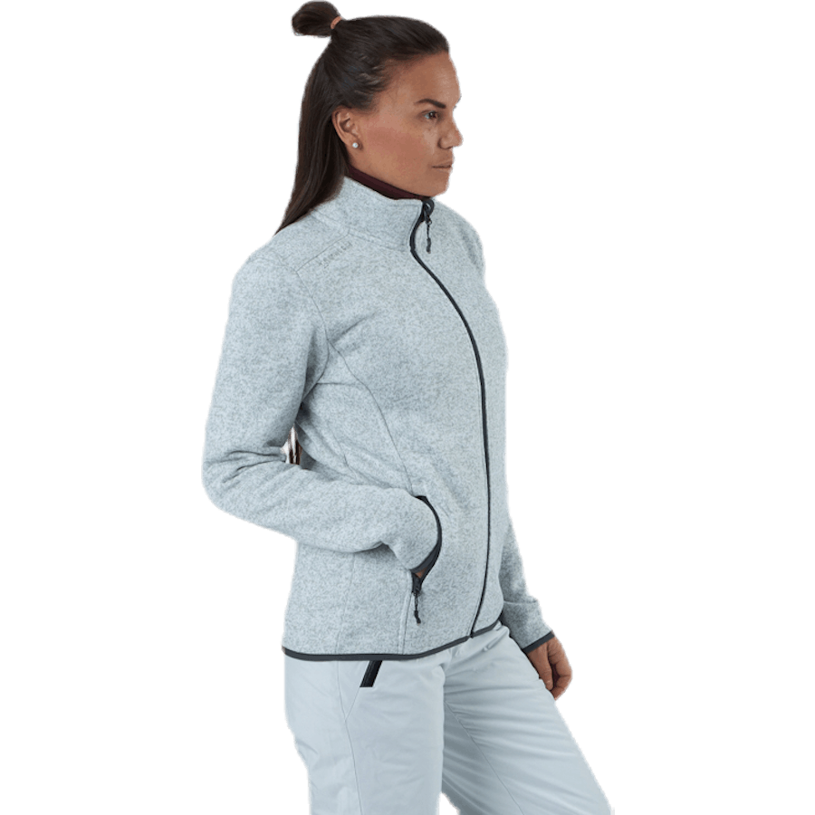 Maleo Melange Fleece-takki Harmaa