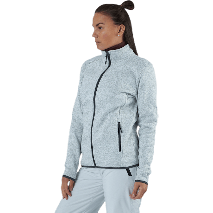 Maleo Melange Fleece-takki Harmaa