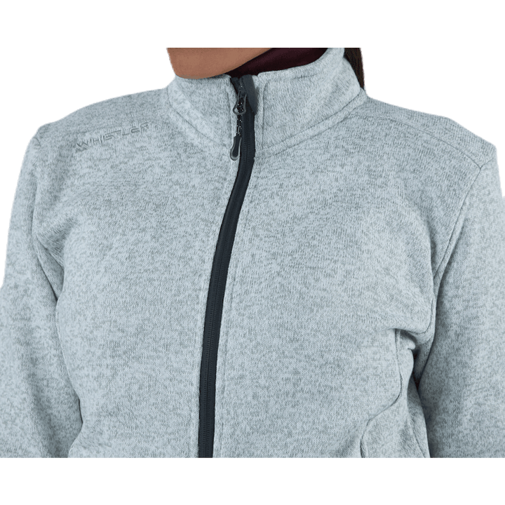 Maleo Melange Fleece-takki Harmaa