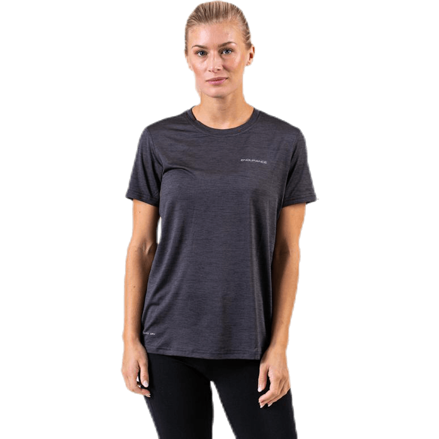 Maje Melange S/S Tee Black