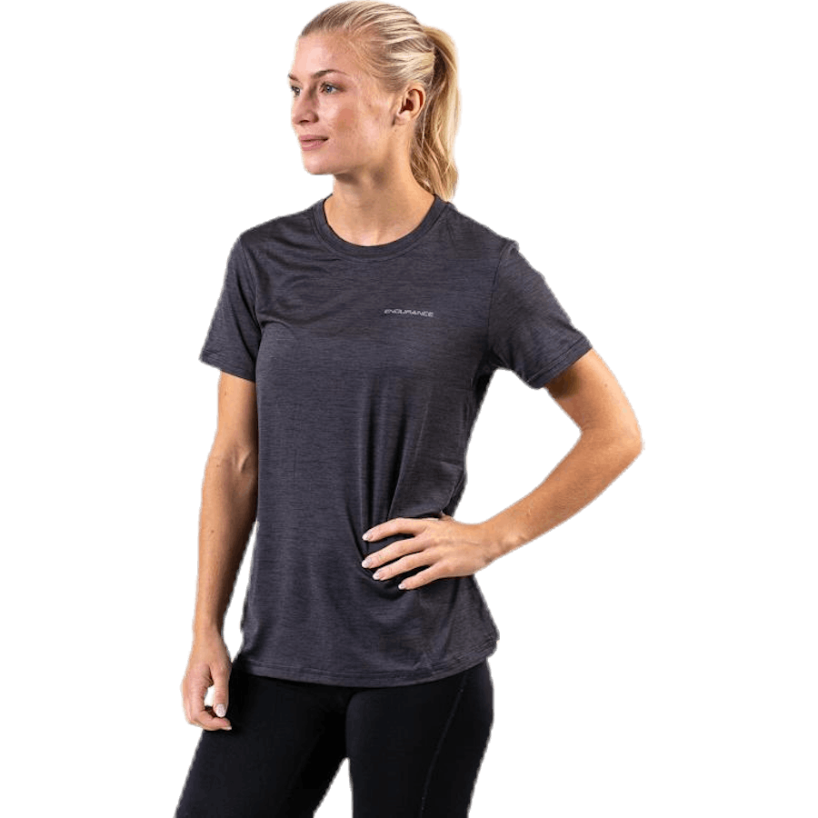 Maje Melange S/S Tee Black
