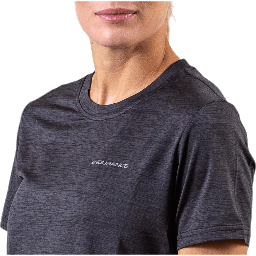 Maje Melange S/S Tee Black