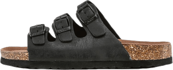 Santa Cork Sandals Black