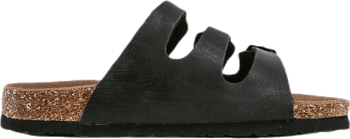 Santa Cork Sandals Black