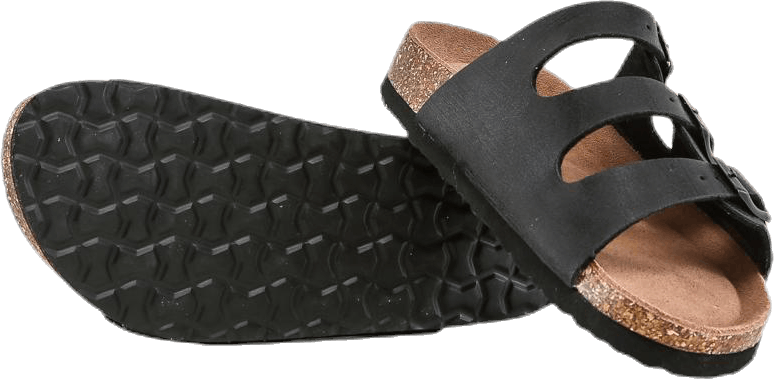Santa Cork Sandals Black