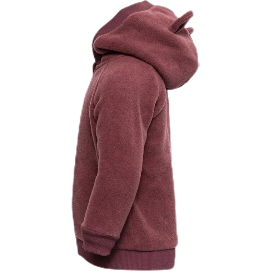 Ummi Fleece Zip Hoodie Red