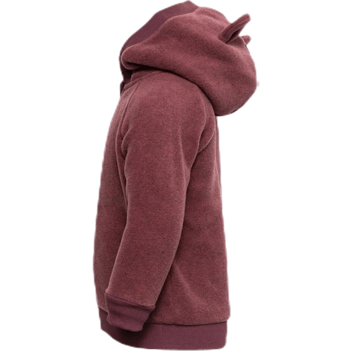 Ummi Fleece Zip Hoodie Red