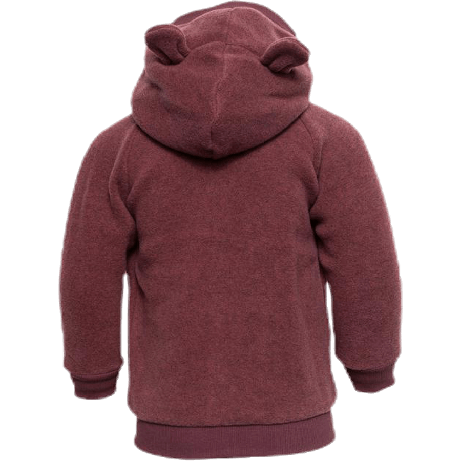 Ummi Fleece Zip Hoodie Red