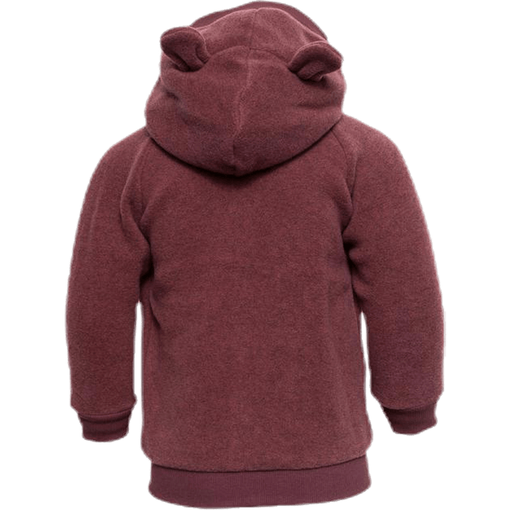Ummi Fleece Zip Hoodie Red