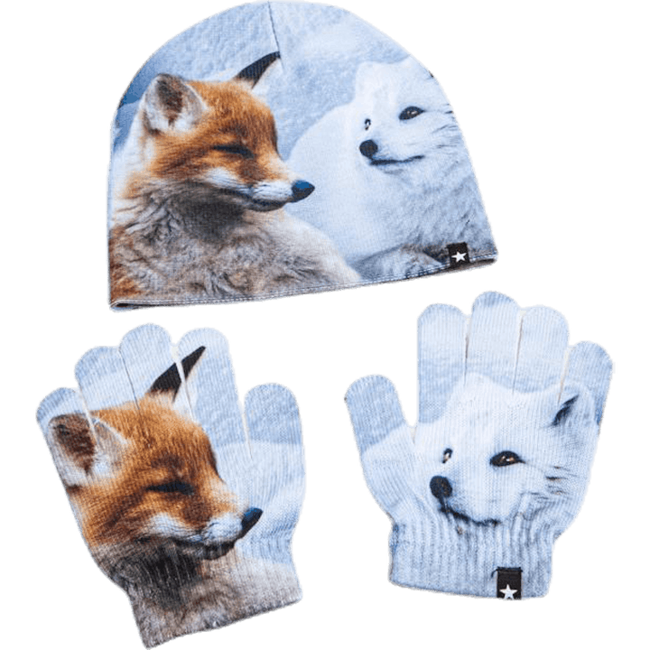 Kaya Hat and Glove Set Grey