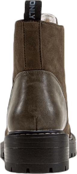 Bottines d'hiver à lacets audacieuses marron