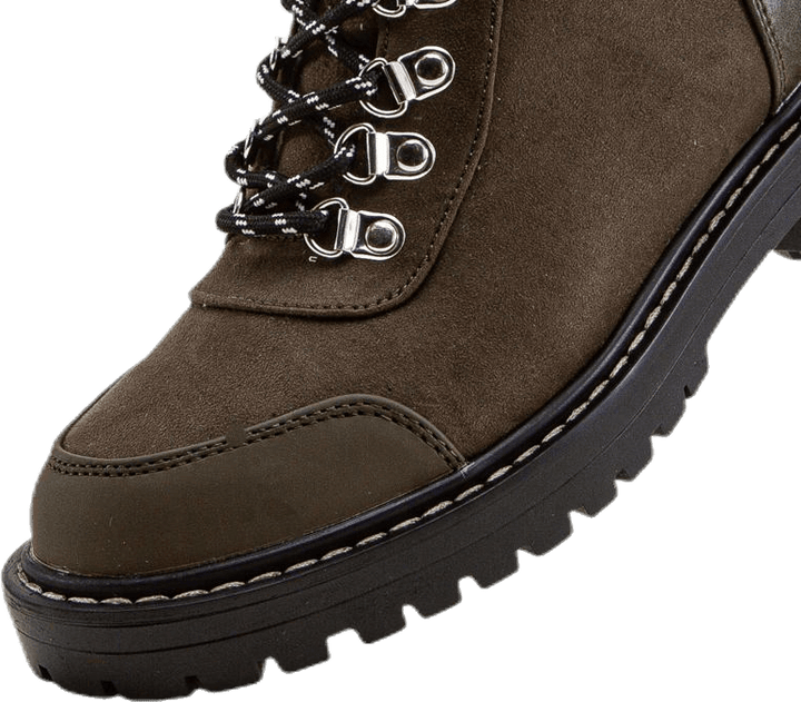 Bottines d'hiver à lacets audacieuses marron