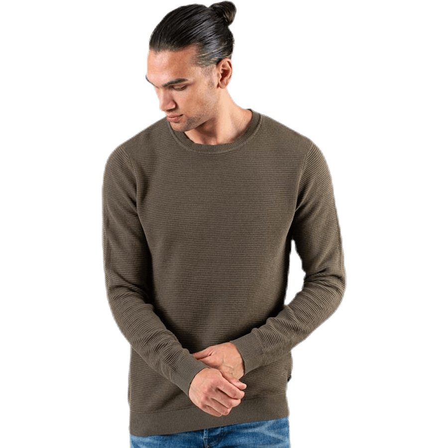 Liam Knit Crew Neck Green