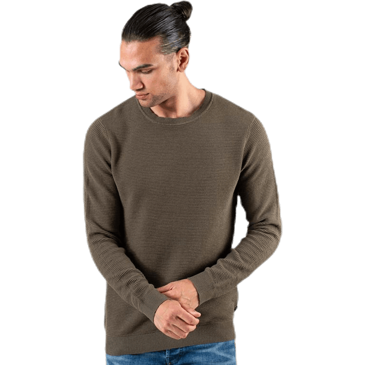 Liam Knit Crew Neck Green