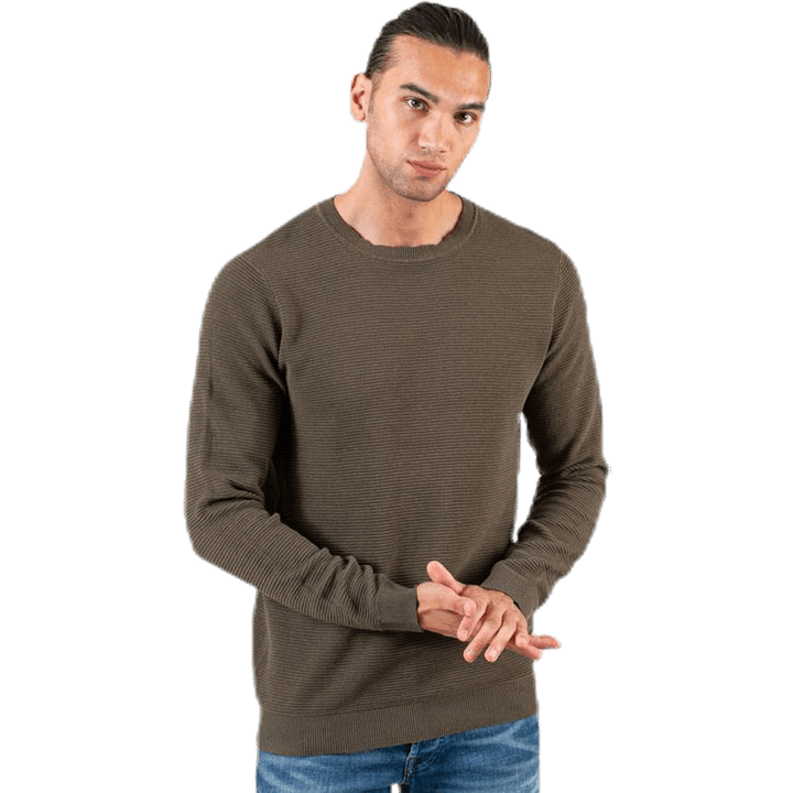 Liam Knit Crew Neck Green