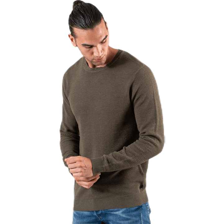 Liam Knit Crew Neck Green