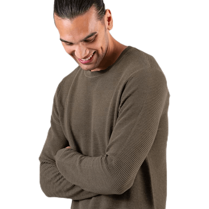 Liam Knit Crew Neck Green