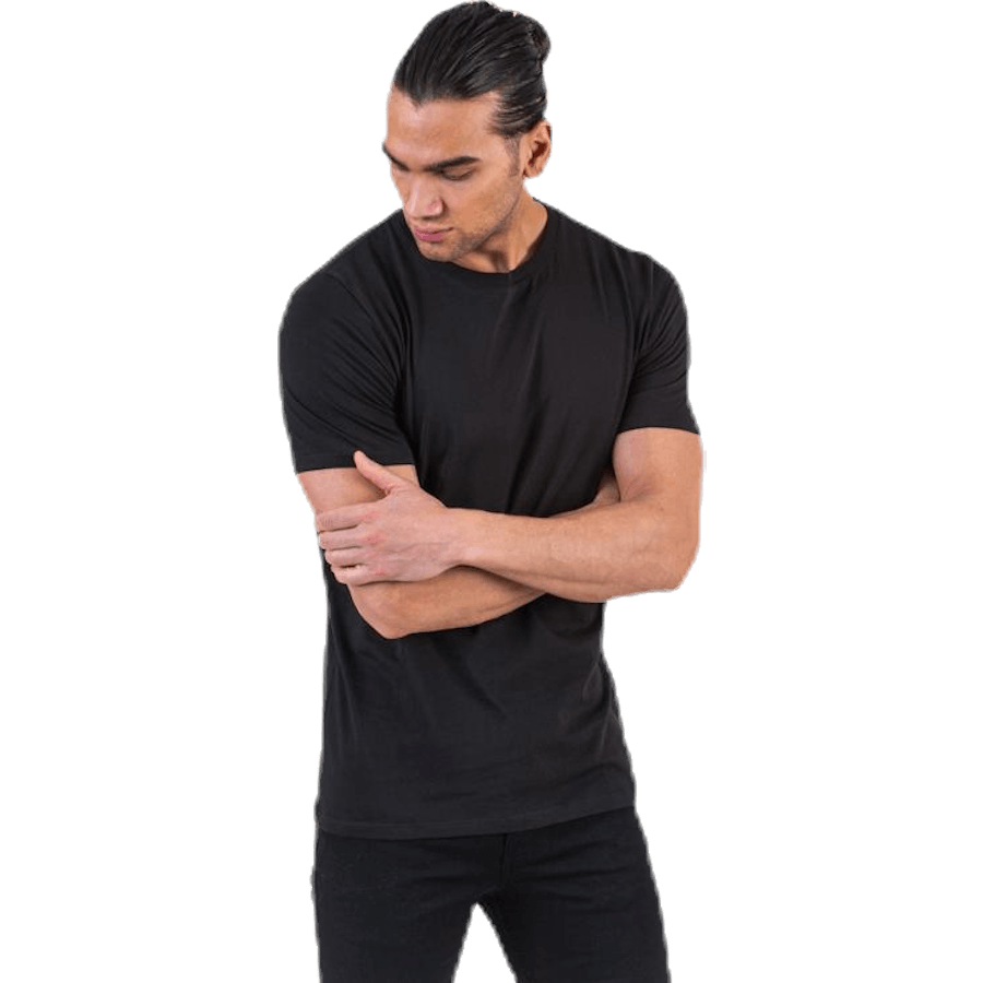 Organic Basic Tee Ss O-Neck Black