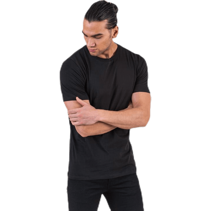 Organic Basic Tee Ss O-Neck Black
