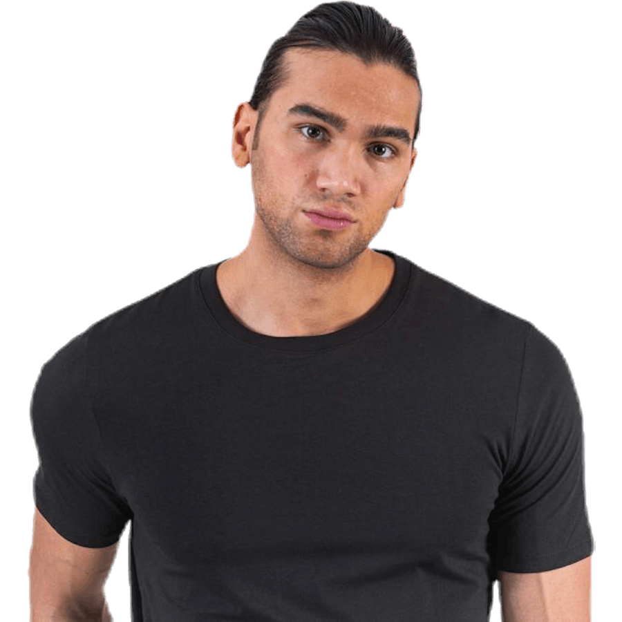 Organic Basic Tee Ss O-Neck Black