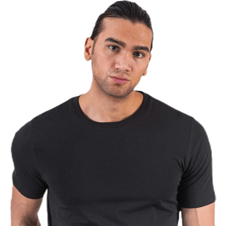 Organic Basic Tee Ss O-Neck Black