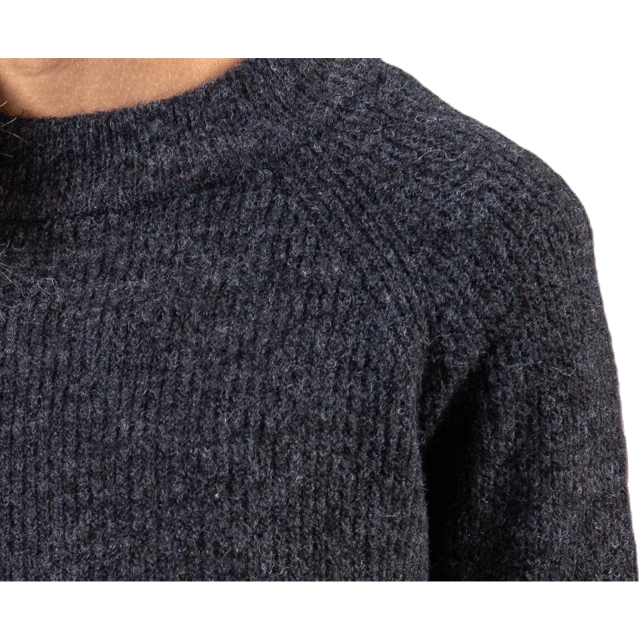 Ellen Ls O-Neck Knit Grey