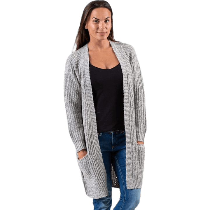 Cardigan Bernice L/S Grigio Knt