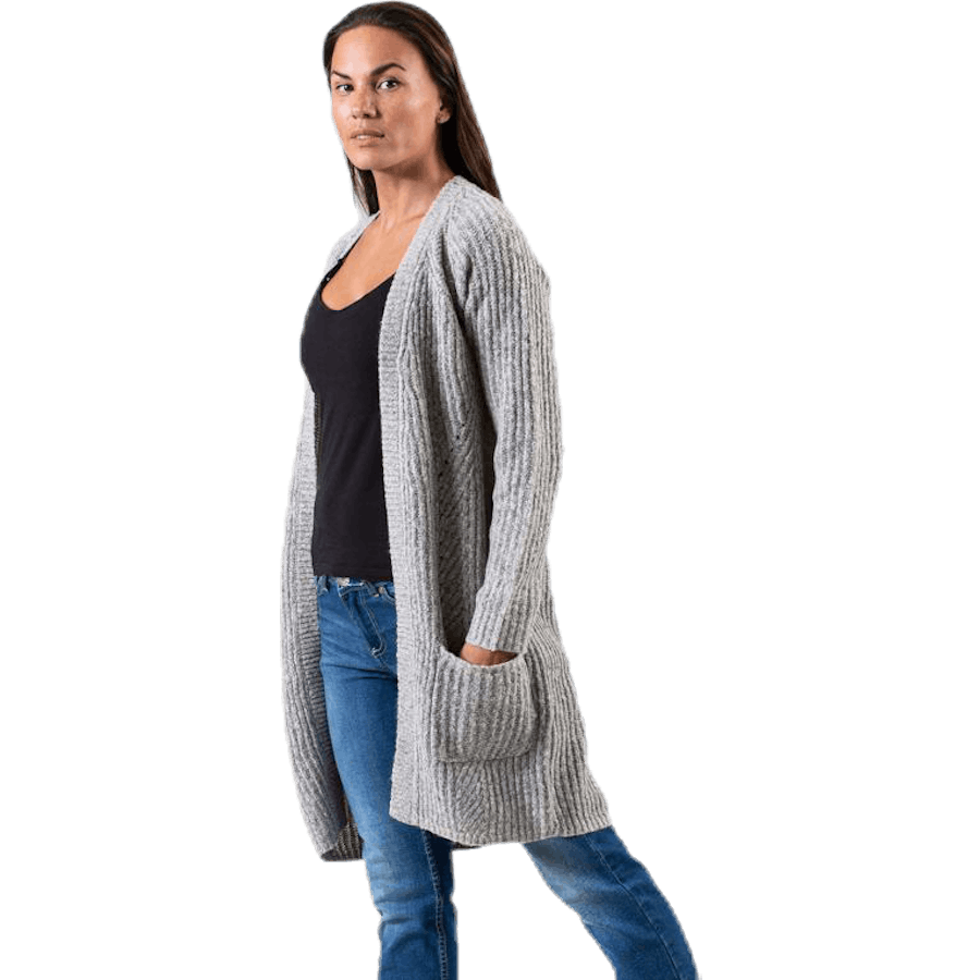 Cardigan Bernice L/S Grigio Knt