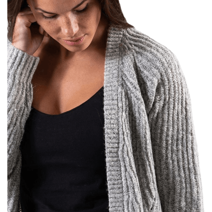 Cardigan Bernice L/S Grigio Knt