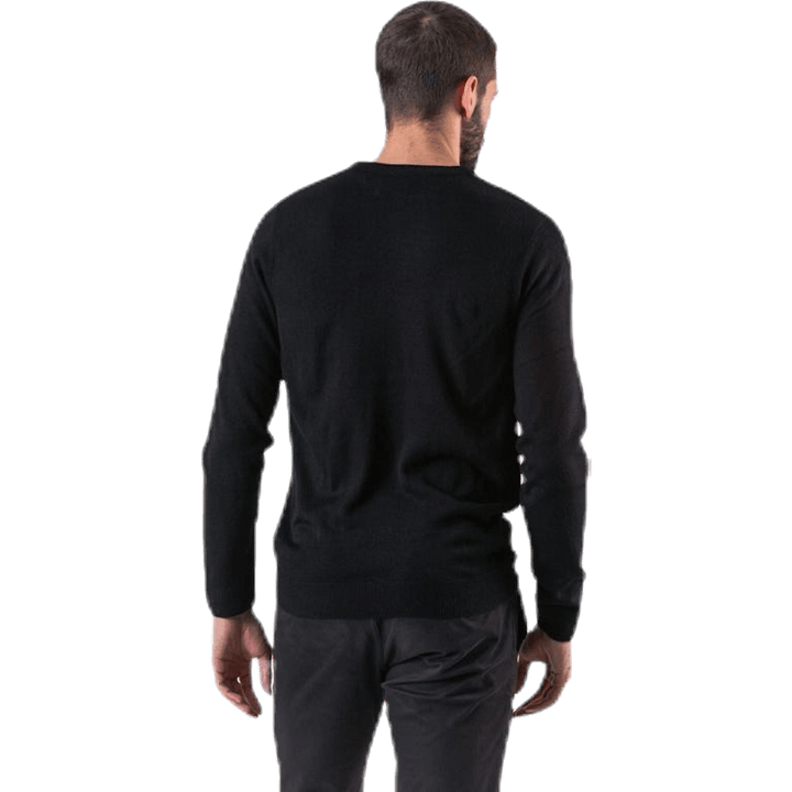 Girocollo in maglia a crosta marrone