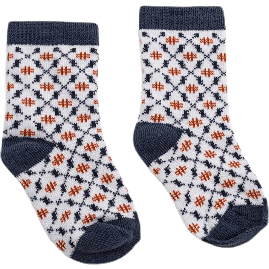4-Pack Infant Wool Socks Blue