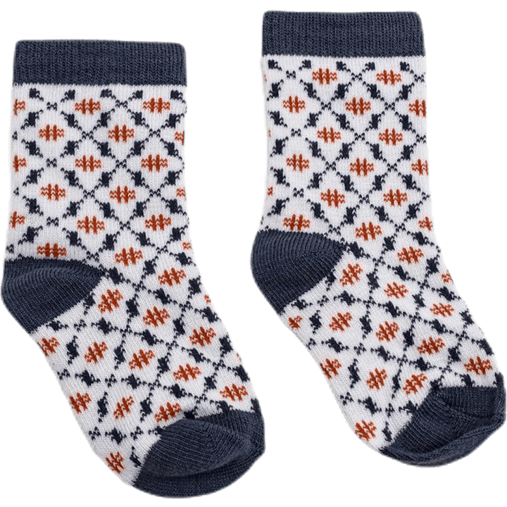 4-Pack Infant Wool Socks Blue