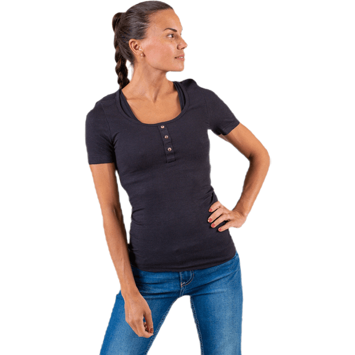 Veronika S/S Dnm Tee Svart