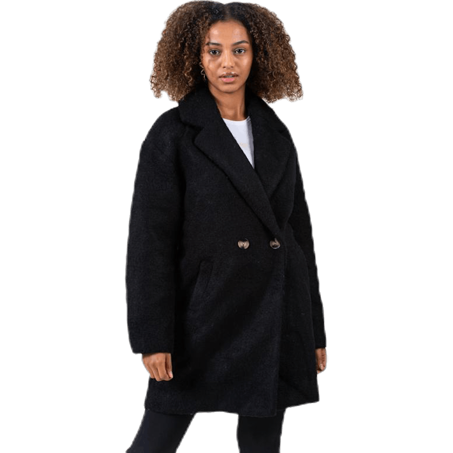 Nina Celeste Wool Coat Black