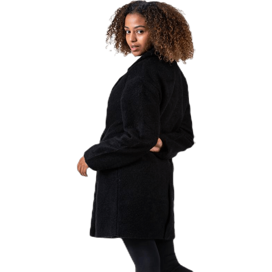 Nina Celeste Wool Coat Black