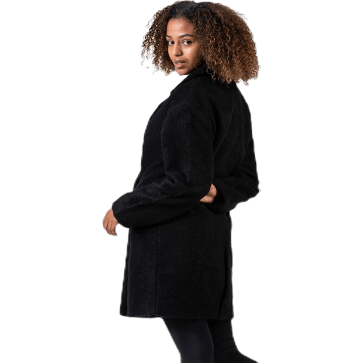 Nina Celeste Wool Coat Black