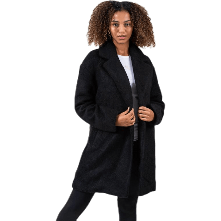 Nina Celeste Wool Coat Black
