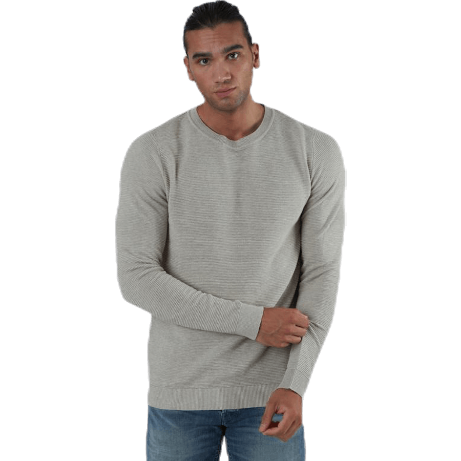 Liam Knit Crew Neck Beige