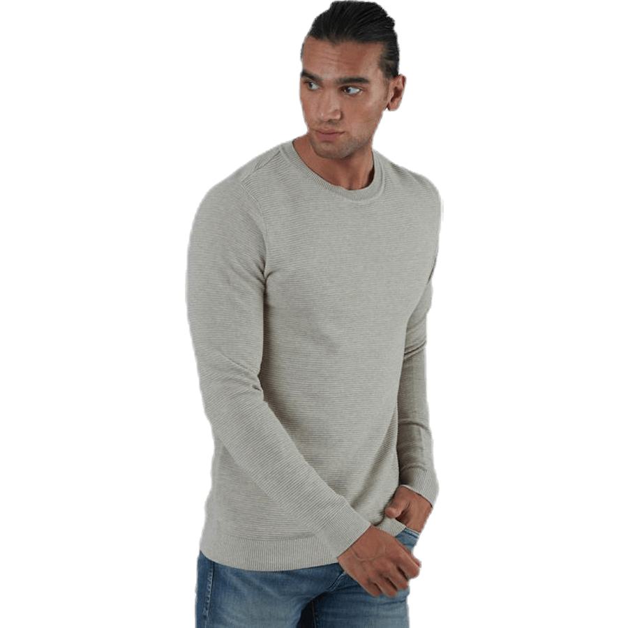 Liam Knit Crew Neck Beige