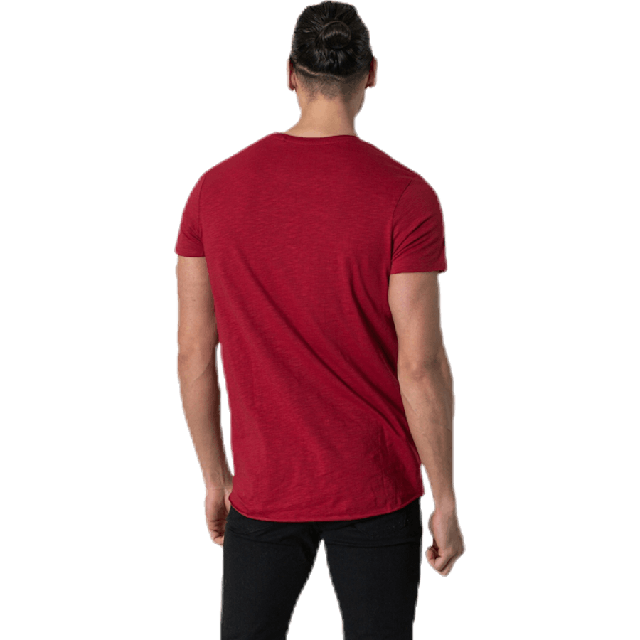 Bas Tee Ss U-Neck Red