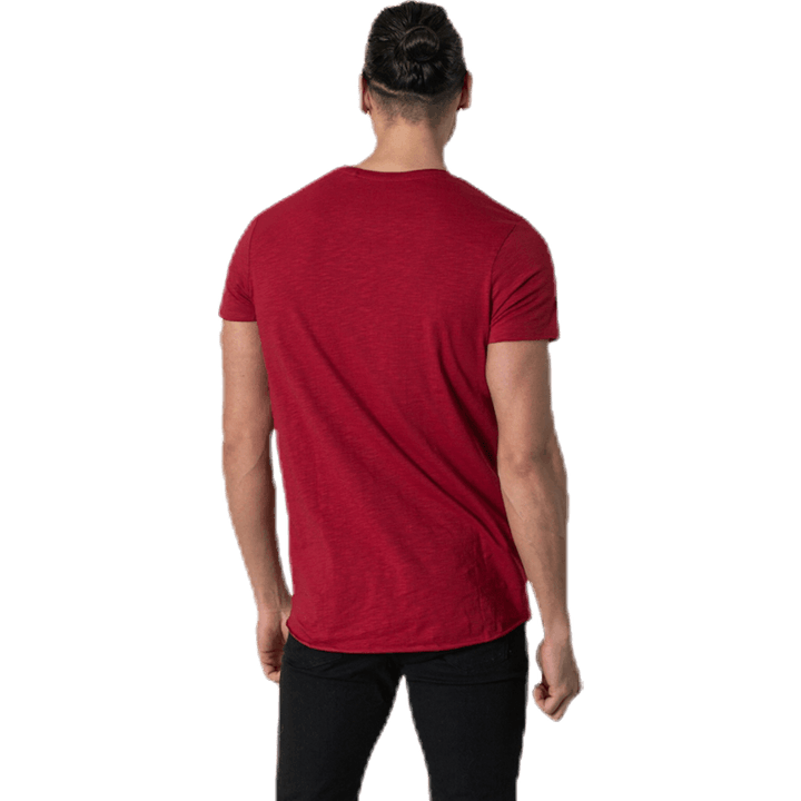 Bas Tee Ss U-Neck Red