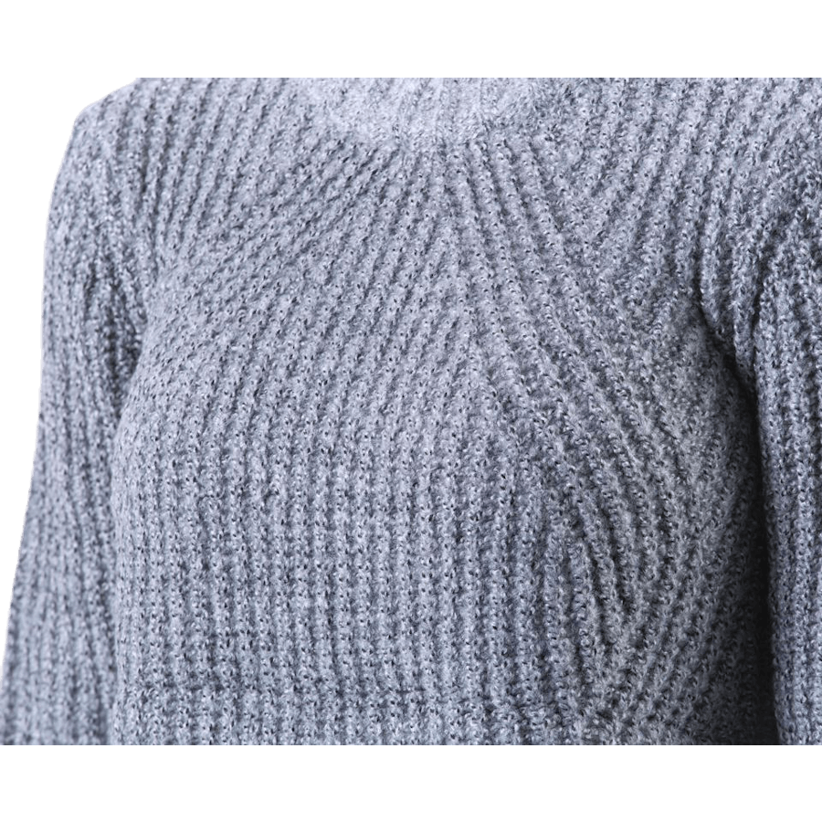 Fiona L/S Pullover Knt Grey