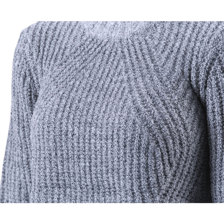 Fiona L/S Pullover Knt Grey