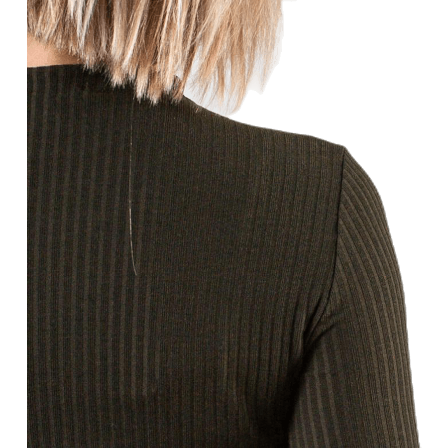 Emma L/S Hochgeschlossenes Top Jrs Grün