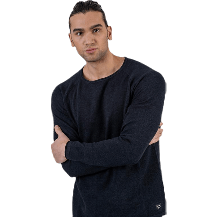 Hill Knit Crew Neck Black