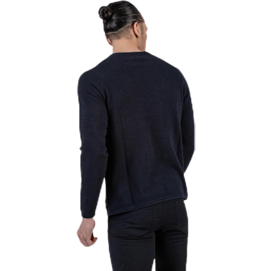 Hill Knit Crew Neck Black