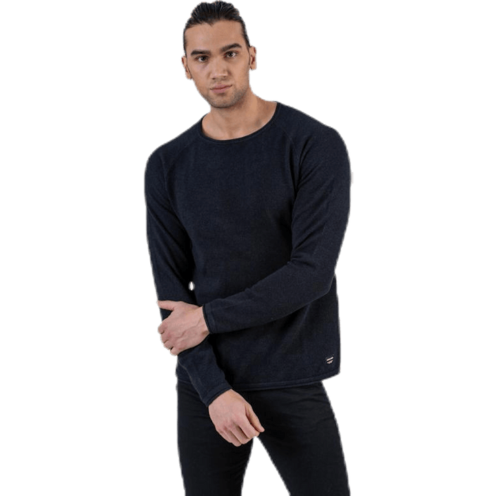 Hill Knit Crew Neck Black