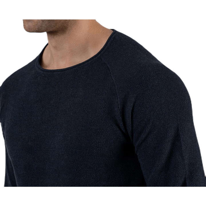 Hill Knit Crew Neck Black