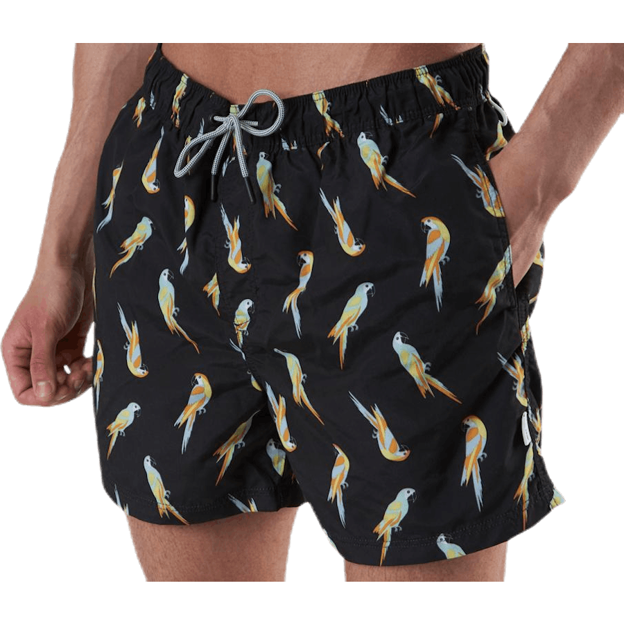 Aruba Plavecké šortky Animal Black